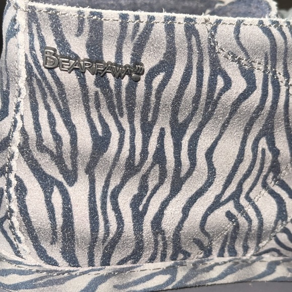 Women ankle boots brand new size 7 grey with black stripes - Picture 6 of 7